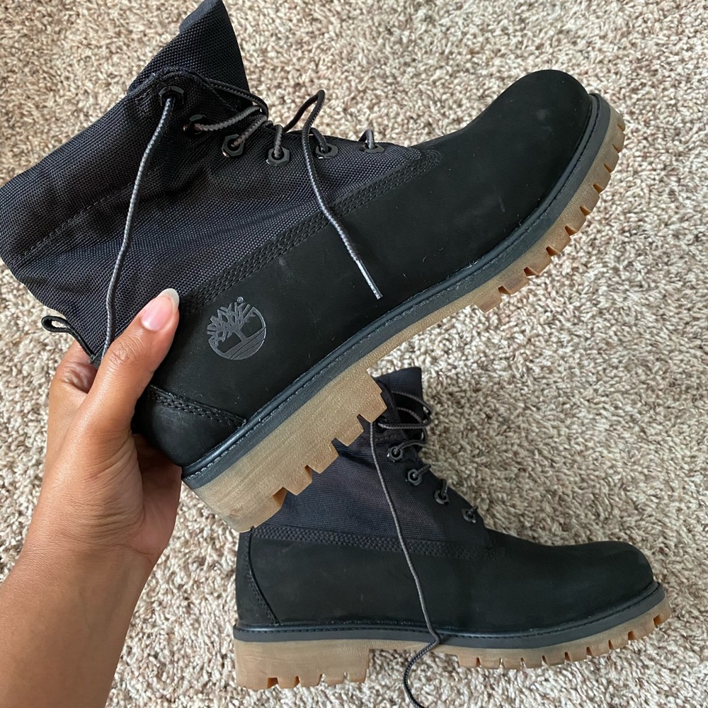 Black Timberland Boots